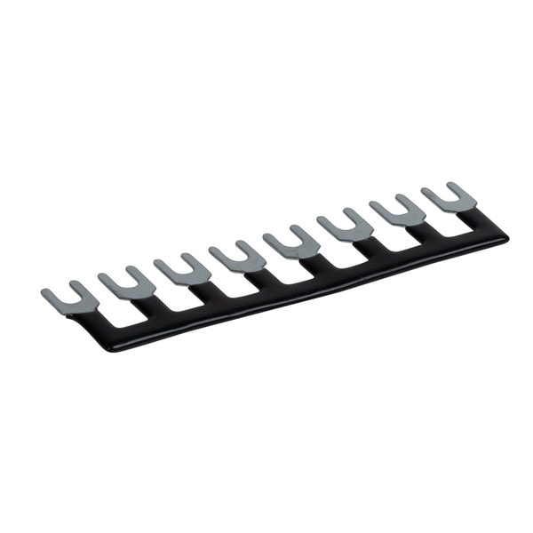 Main product image for 8 Terminal Barrier Strip Jumper Bar 12mm Pitch-Black090-829